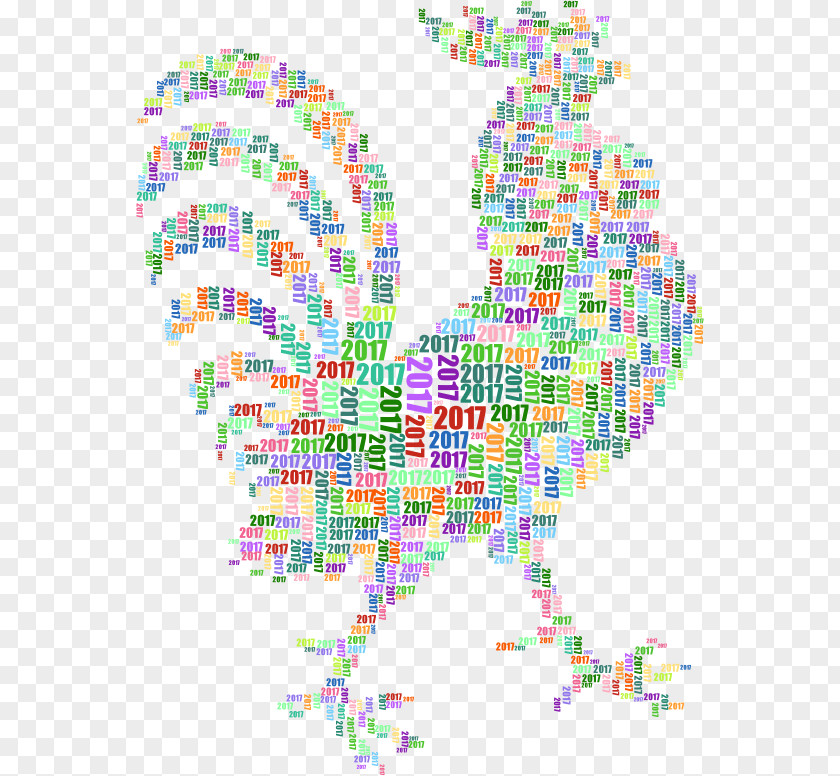 Calendar Year Of The Rooster Clip Art PNG