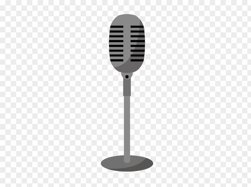 Cartoon Broadcast Microphone Performance PNG