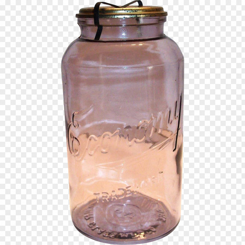 Jar Mason Lid Water Bottles Glass PNG