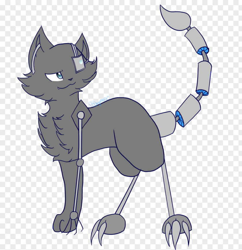 Little Cat Whiskers Kitten Robot Warriors PNG