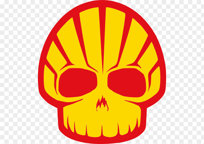 Skull Royal Dutch Shell Sticker Petroleum Decal Oil Company PNG