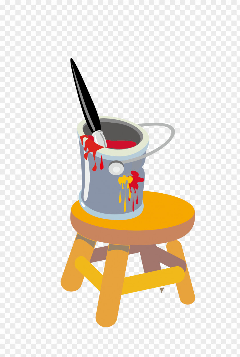 Vector Oil Pen Painting Illustration PNG