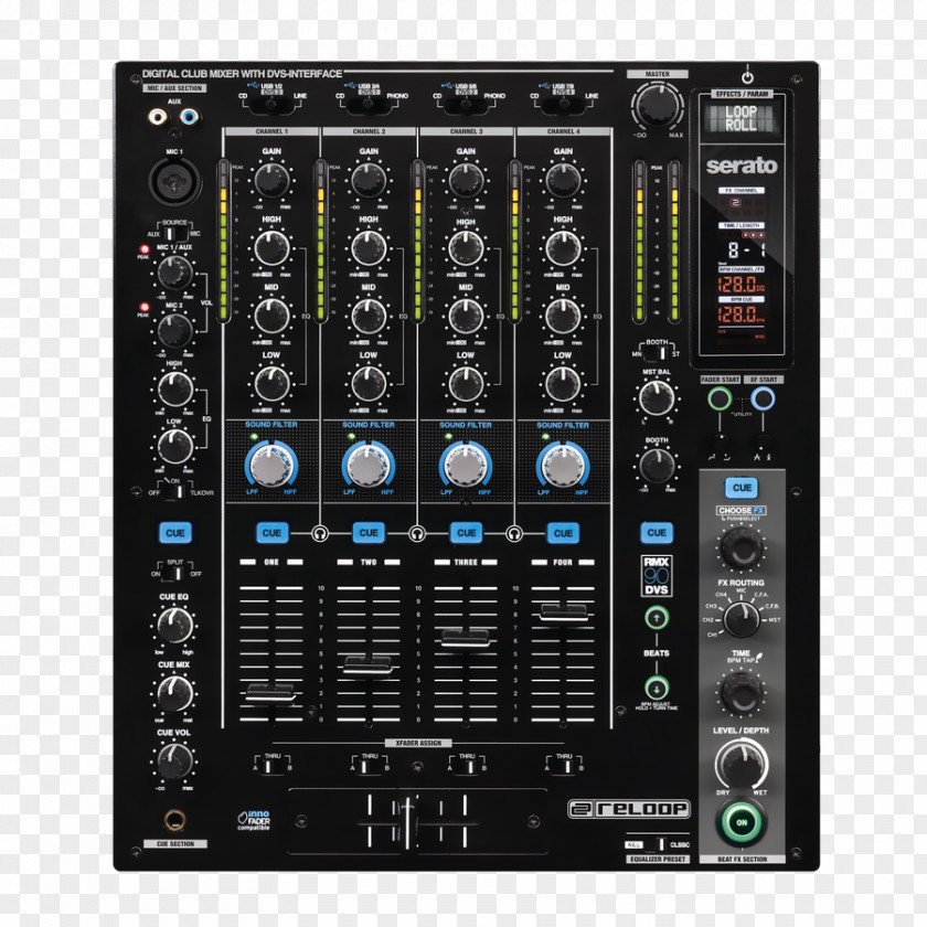 Vinyl Emulation Software DJ Mixer Audio Mixers Disc Jockey Controller PNG