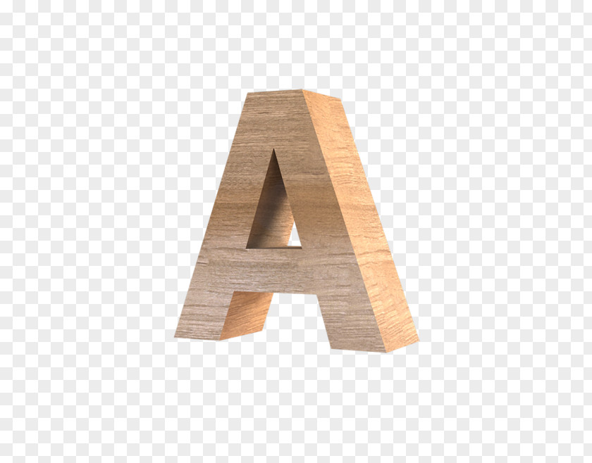 A Wood Letter PNG