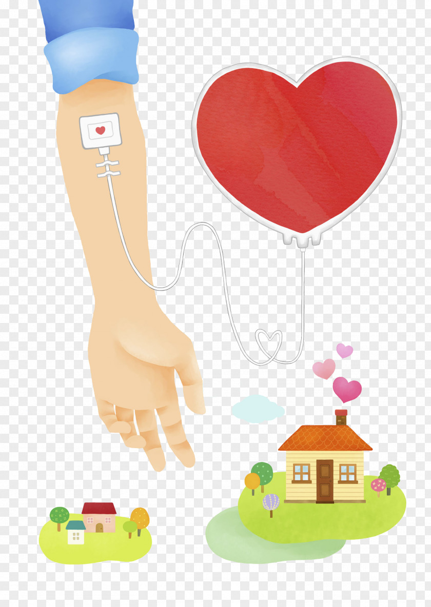 Blood Donation Creative Illustration Designer PNG