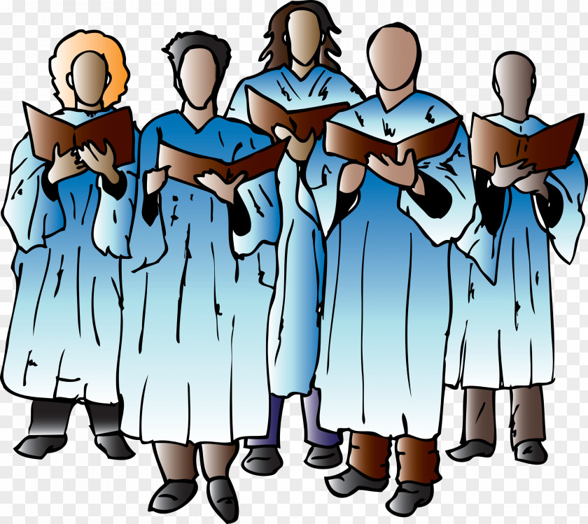 Gospel Singing Cliparts Boys Choir Clip Art PNG