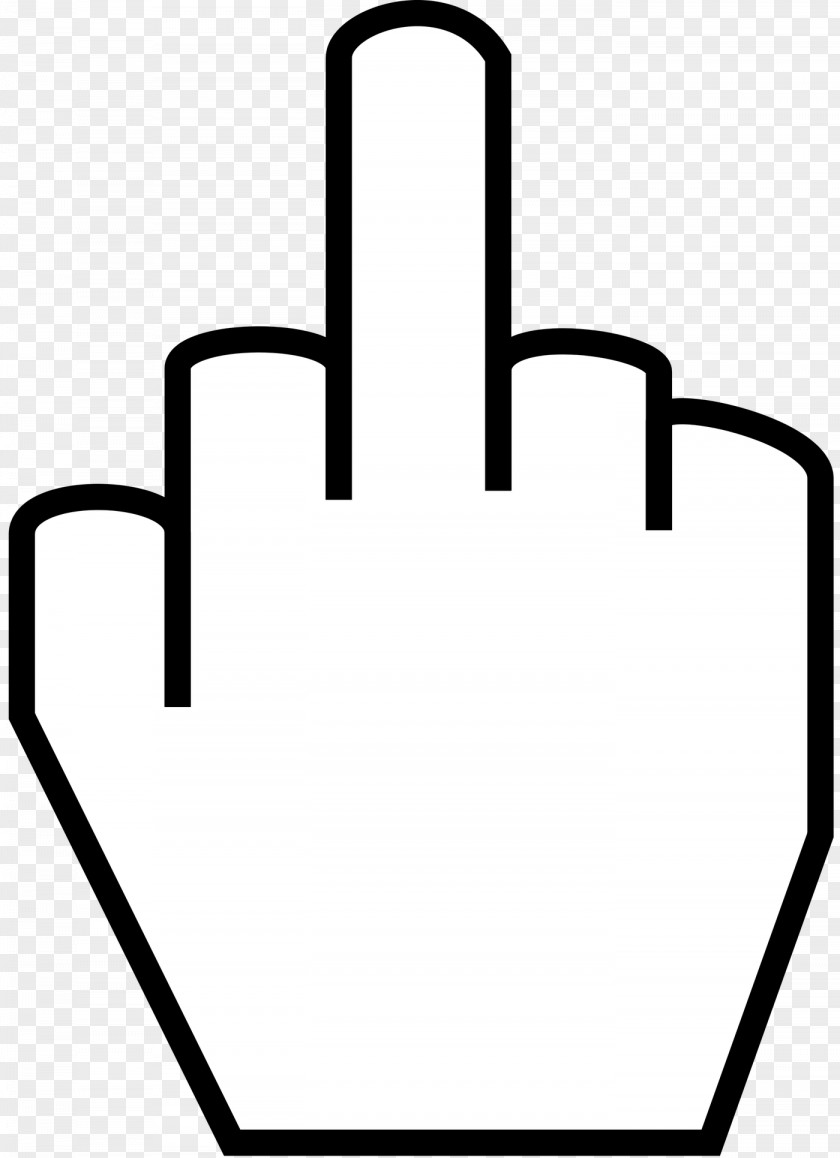 Middle Finger The Clip Art PNG