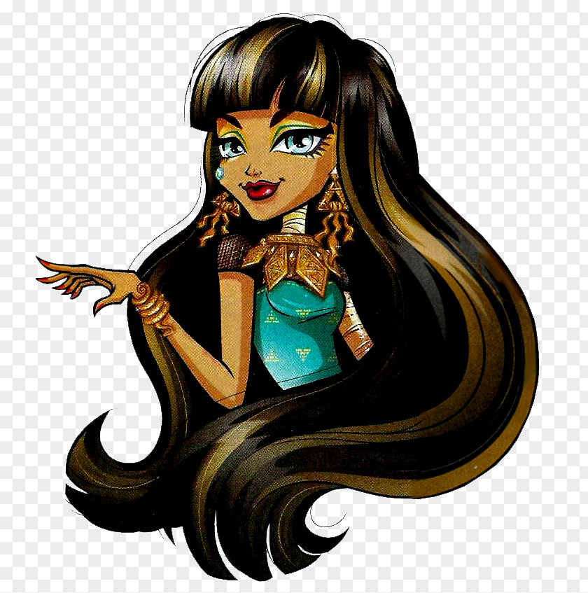 Monster High Cleo De Nile Doll OOAK PNG