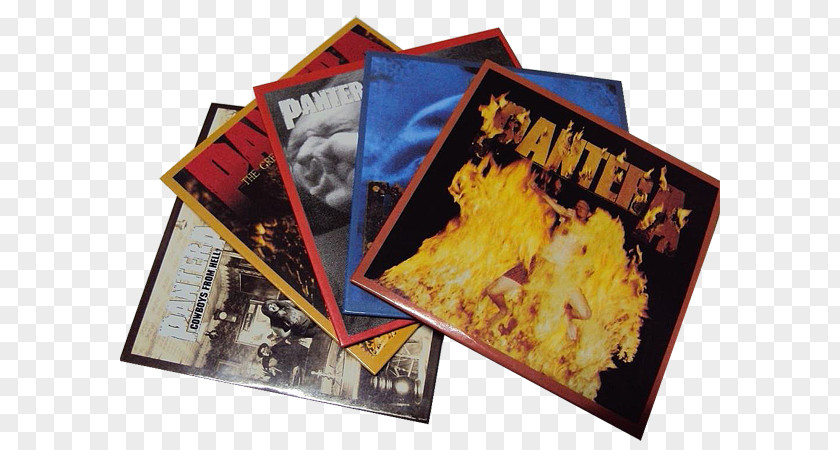 Pantera Original Album Series Box Set Cowboys From Hell PNG