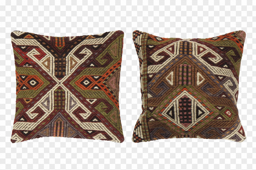 Pillow Throw Pillows Cushion Wool Kilim PNG