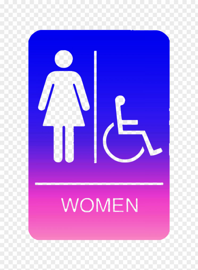 Public Toilet Accessible Woman ADA Signs PNG
