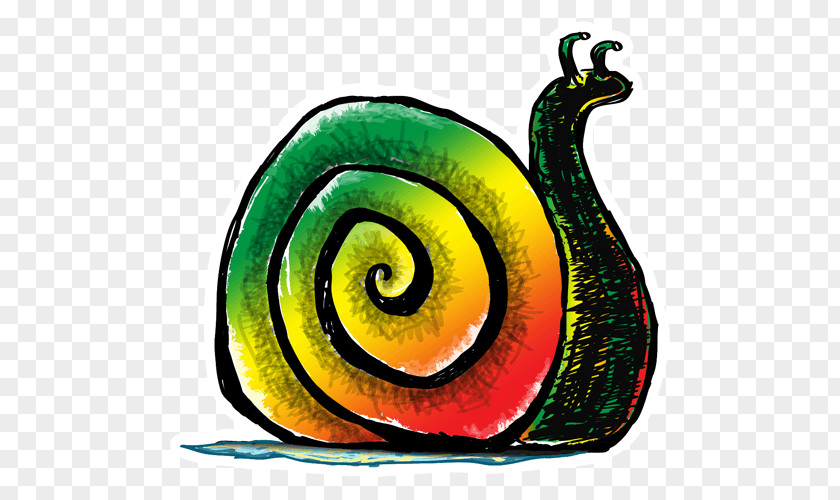 Rasta Rastafari Sticker Snail Decal Reggae PNG