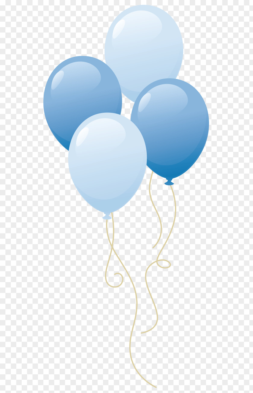 Vector Blue Balloon PNG