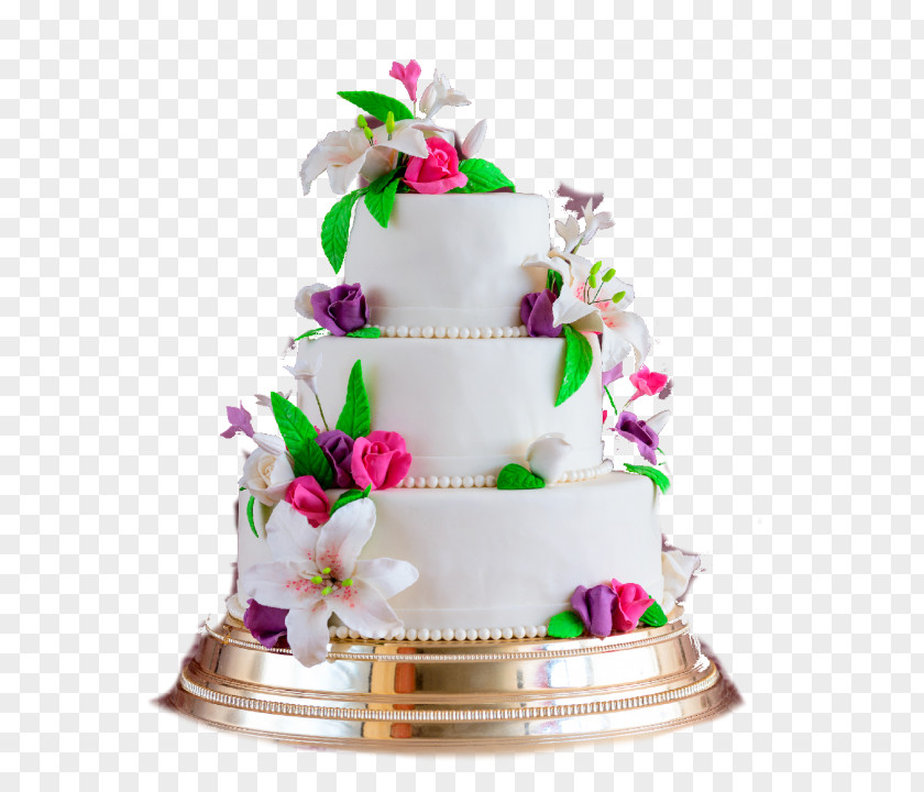 Wedding Cake Birthday Invitation PNG