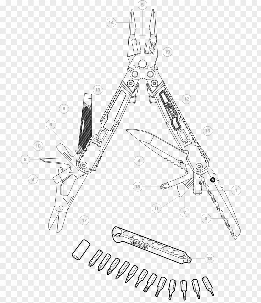 Carrying Tools Knife Weapon Tool Blade Sketch PNG