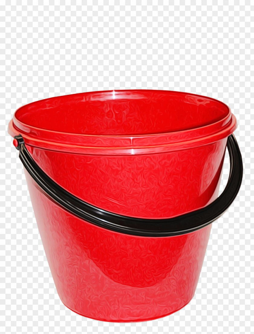 Food Storage Containers Bucket Plastic Red PNG
