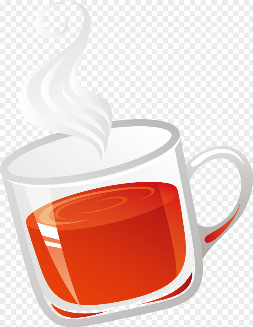 Juice Decorated With Cups Orange Fizzy Drinks Coffee Cup PNG