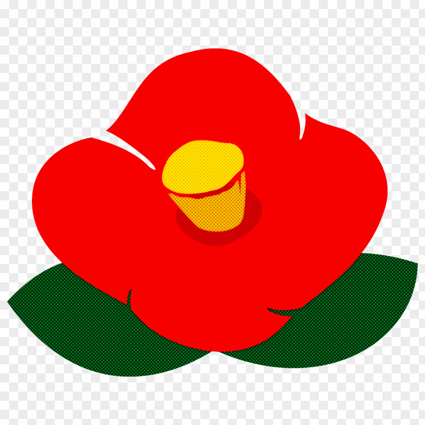 Symbol Flower Red Petal Plant PNG