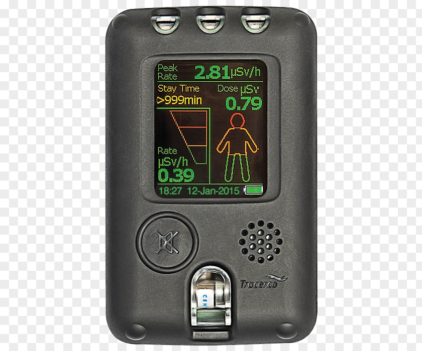 Dosimeter Radiation Survey Meter Radioactive Contamination Measuring Instrument PNG