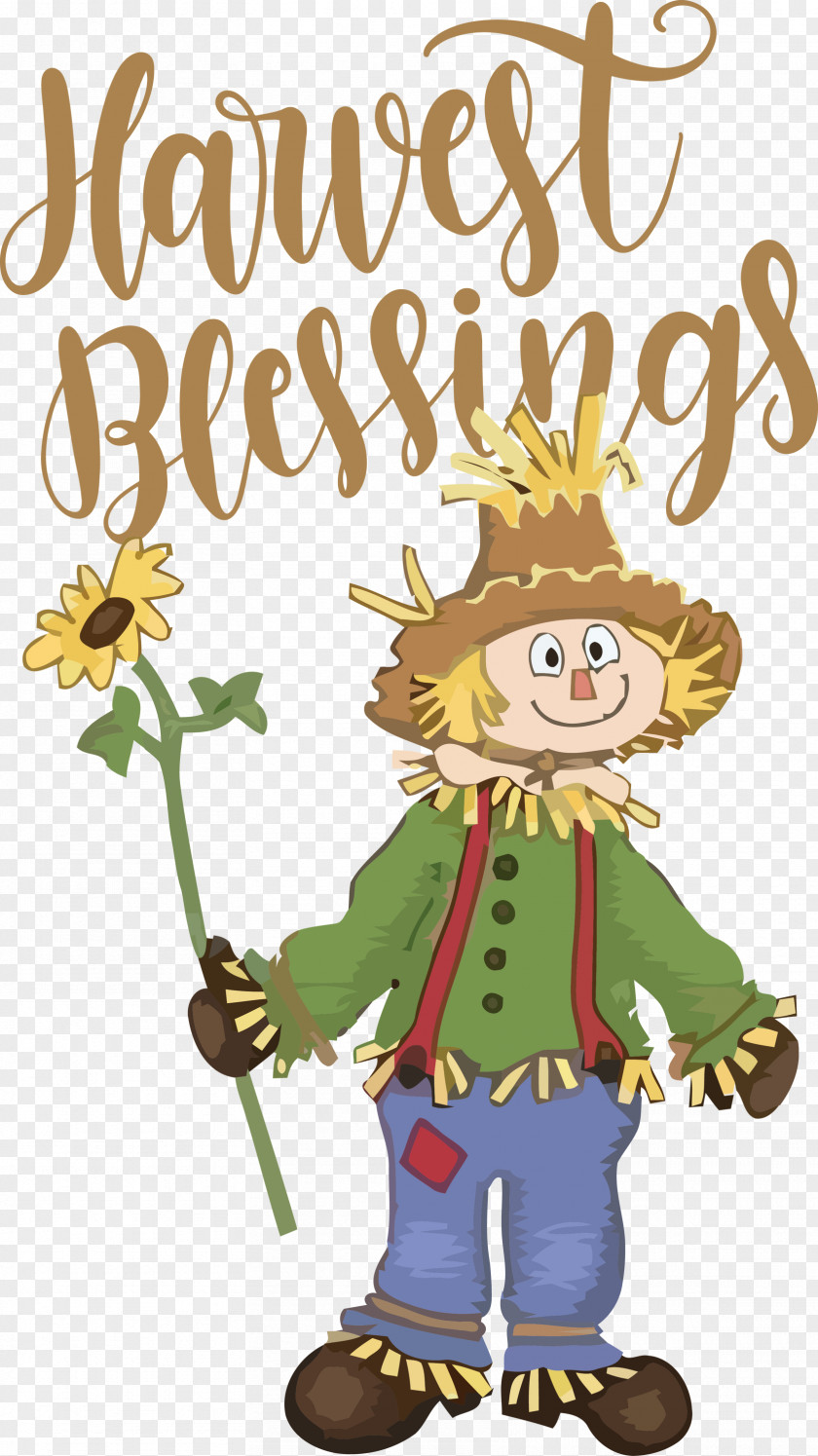 Harvest Blessings Thanksgiving Autumn PNG