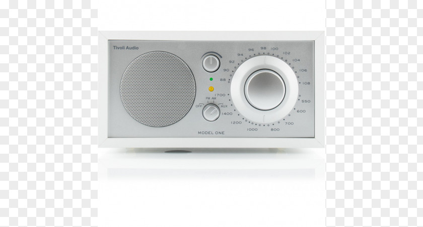 Model Three BT Alarm Clock Radio, Black / Silver FM Broadcasting AM BroadcastingRadio Tivoli Audio PNG