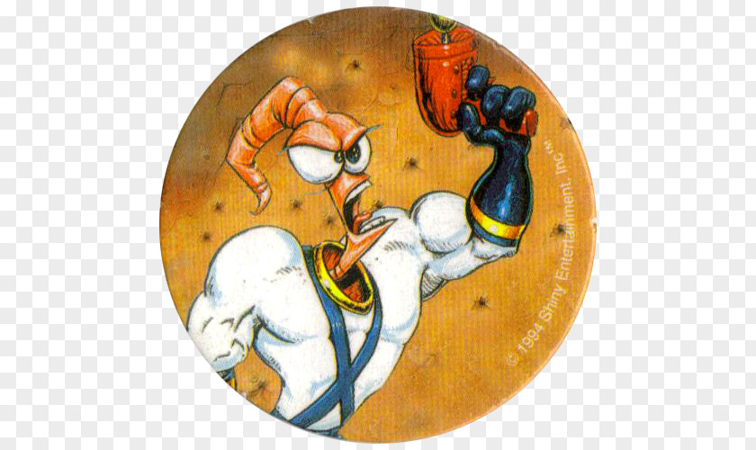 Notermans 1926 French Magazine Art Earthworm Jim 2 Milk Caps 3D Super Nintendo Entertainment System PNG