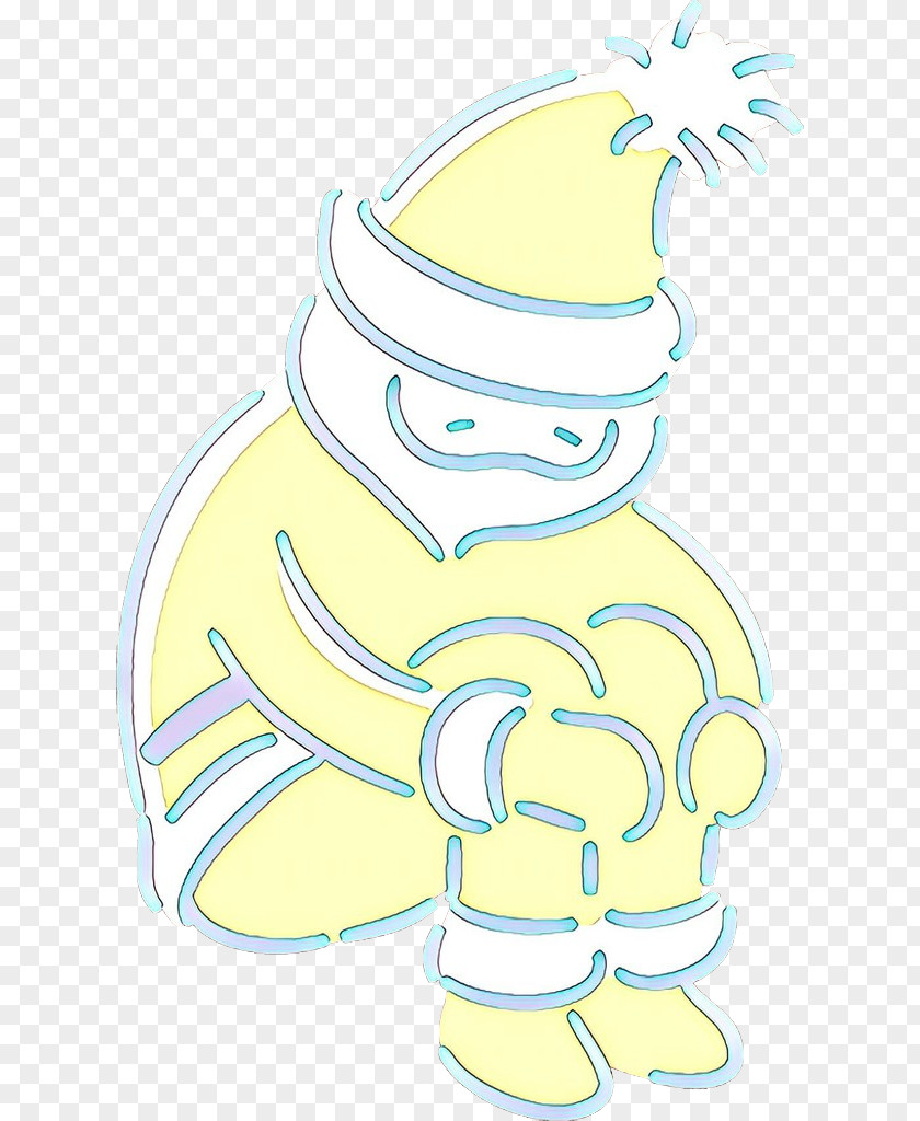 White Line Art PNG