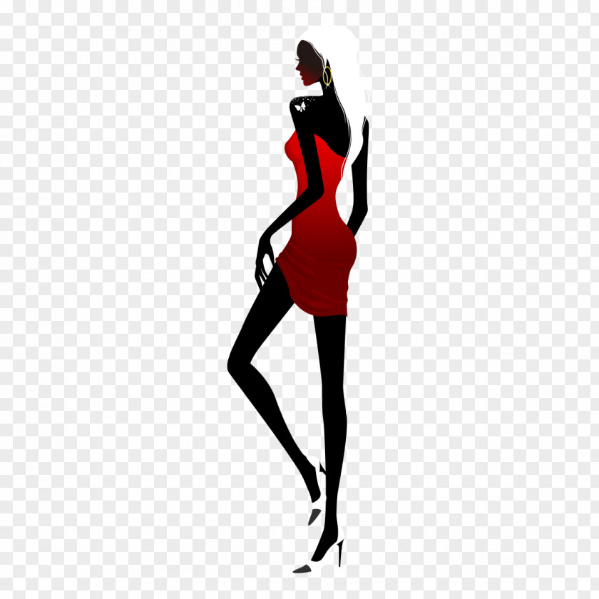 Beauty Silhouette Figures Download Illustration PNG