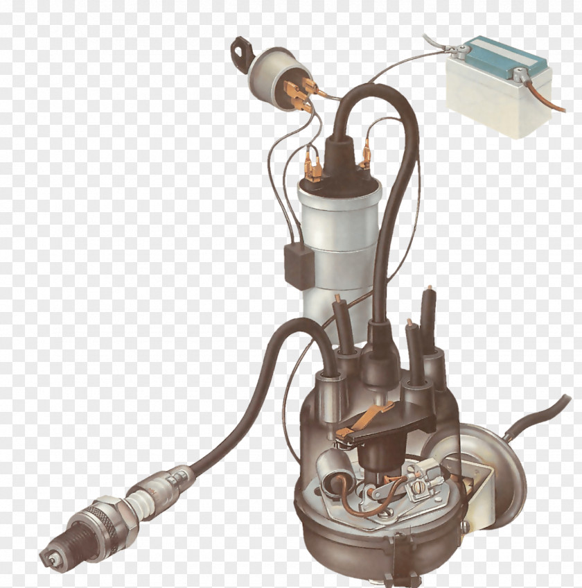 Car Ignition System Spark Plug Switch Distributor PNG