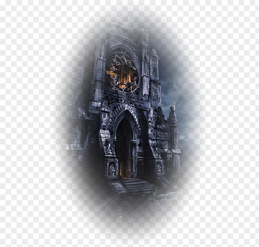 Castle Gothic Architecture Art Dark Fantasy PNG