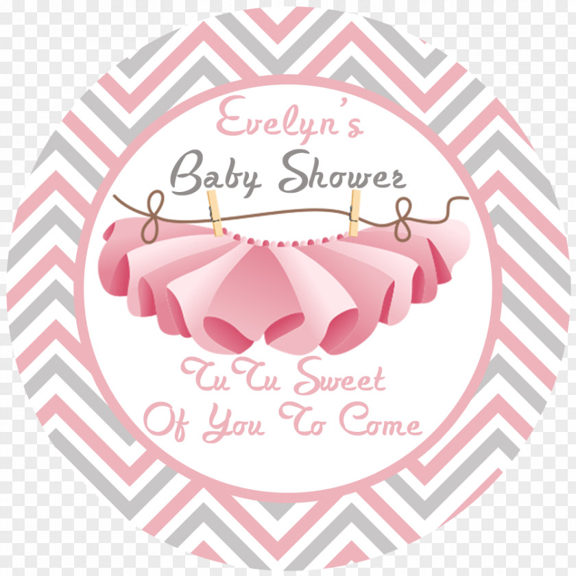 Gift Baby Shower Sticker Label Party Favor PNG