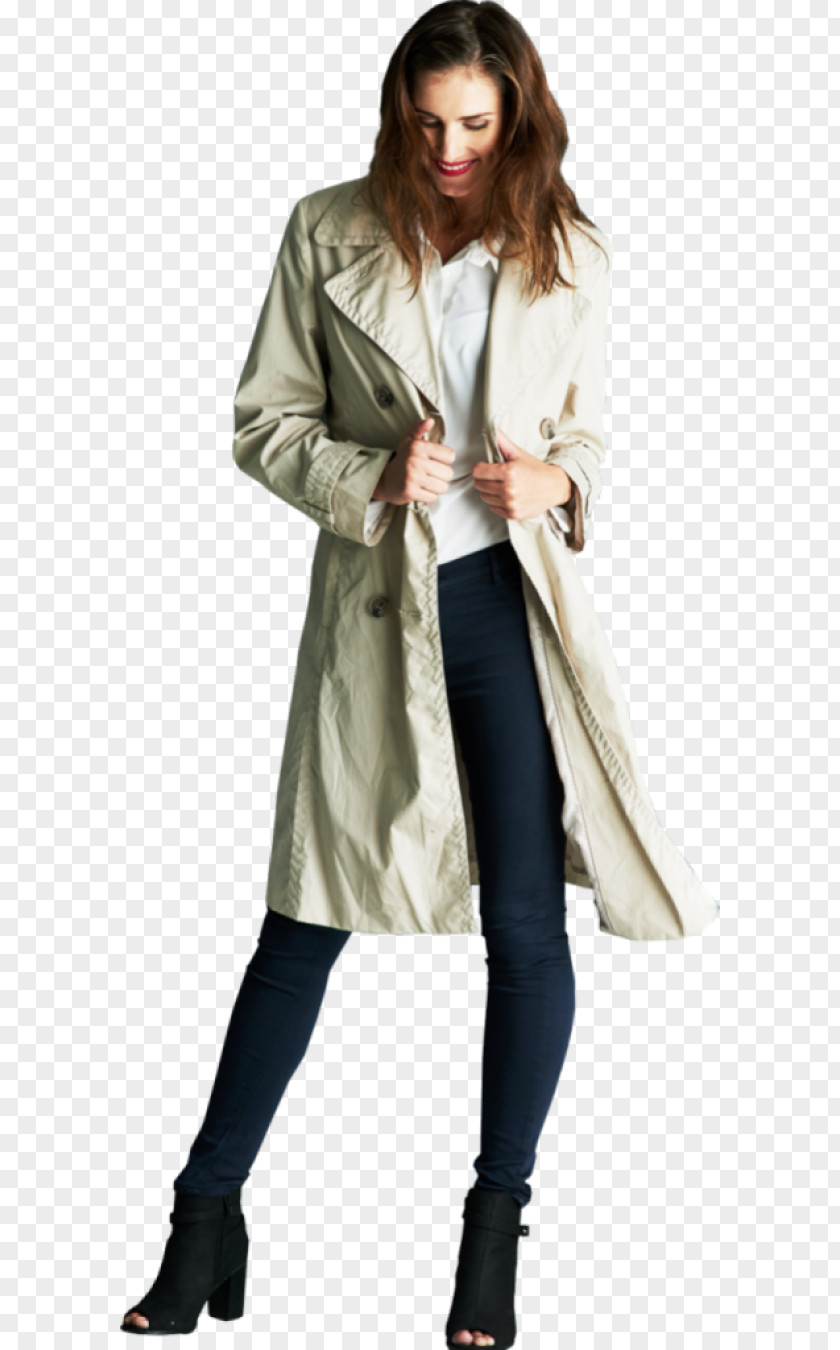 Business Woman With Coat Trench Sales PNG