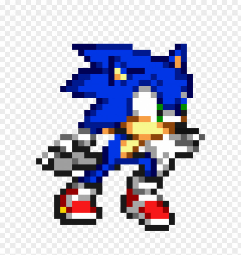 Pixel Sonic The Hedgehog 2 Mario Tails Metal PNG