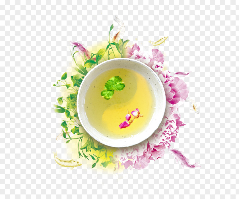 Scented Tea Flowering Poster Green PNG