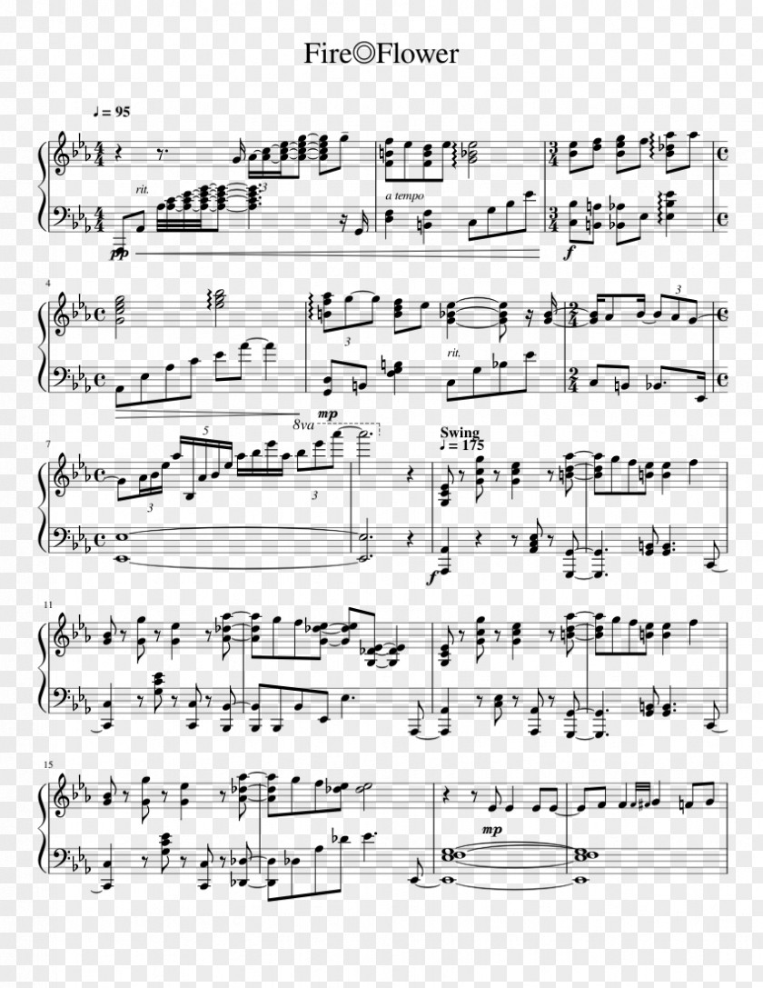Sheet Music Piano Trio In E-flat Major PNG in major, D. 929 No. 2, sheet music clipart PNG