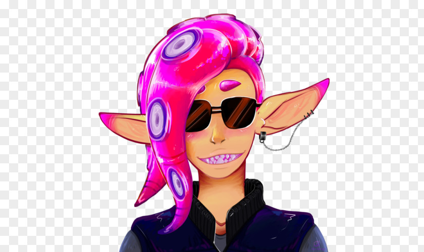 Skid Sunglasses Goggles Pink M Character PNG