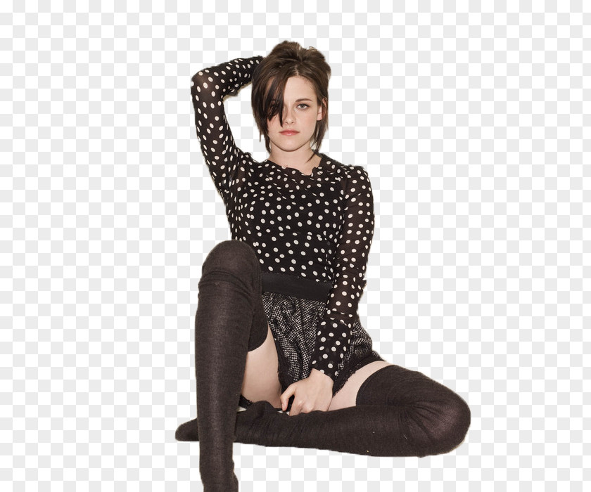 Kristen Stewart Clothing Tights Leggings Polka Dot PNG