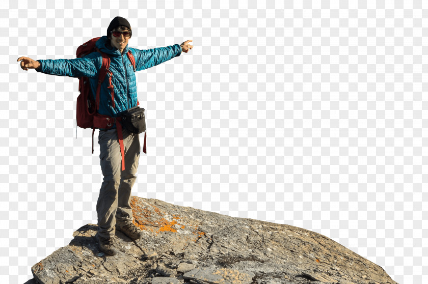 Person Traveling Adventure Mountaineering Hiking Equipment As I Sit Here PNG