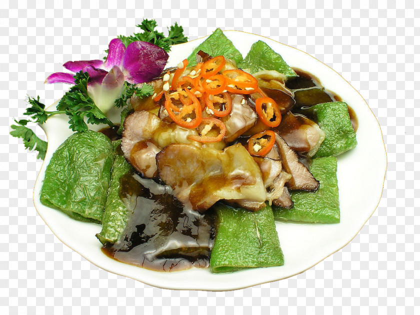 Tiger Pepper Fried Bacon Bell Hunan Cuisine Thai Steak PNG