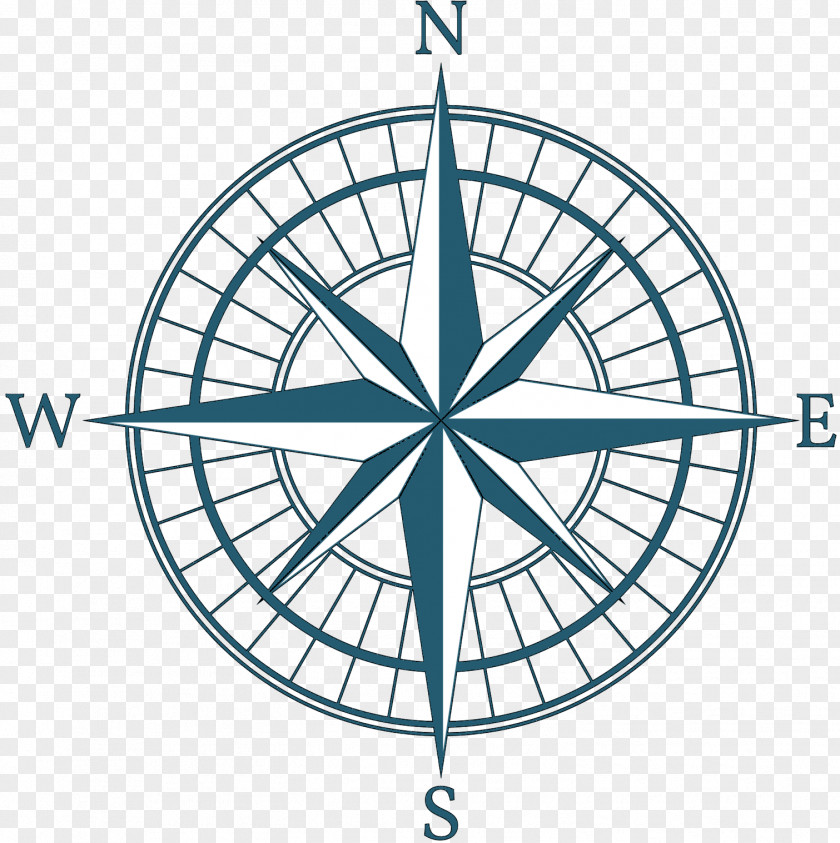 Vector Graphics Compass Rose Illustration PNG