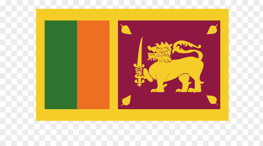 Flag Of Sri Lanka National PNG