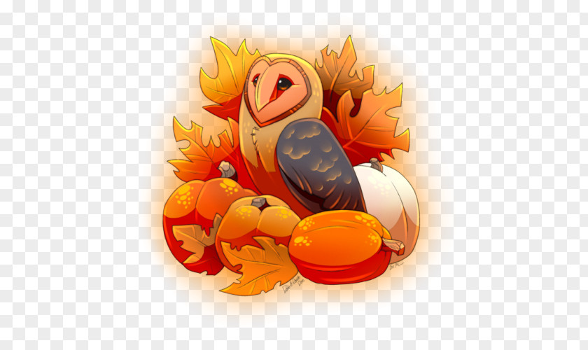 Owl Barn Bird Pumpkin Familiar Spirit PNG