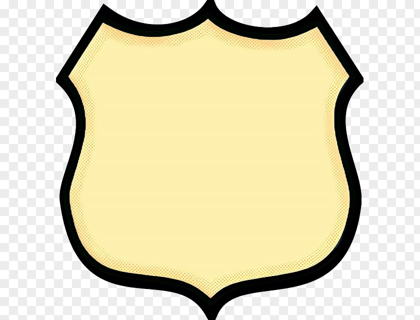 Shield Yellow Police Cartoon PNG