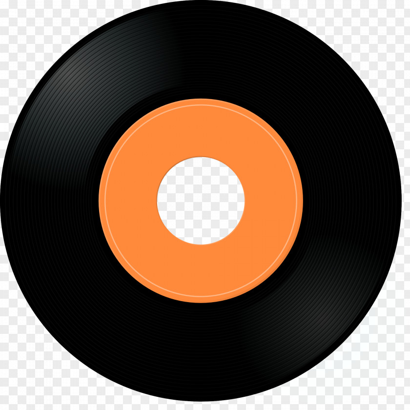 Vinyl Phonograph Record 45 RPM LP Clip Art PNG