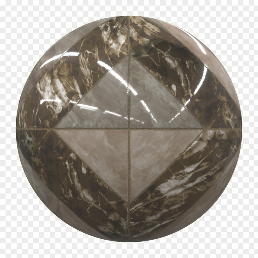 Glare Material Highlights Marble Sphere PNG