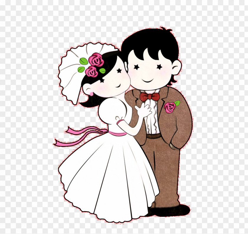 Married Men And Women Marriage Cartoon Wedding Photography Contemporary Western Dress PNG