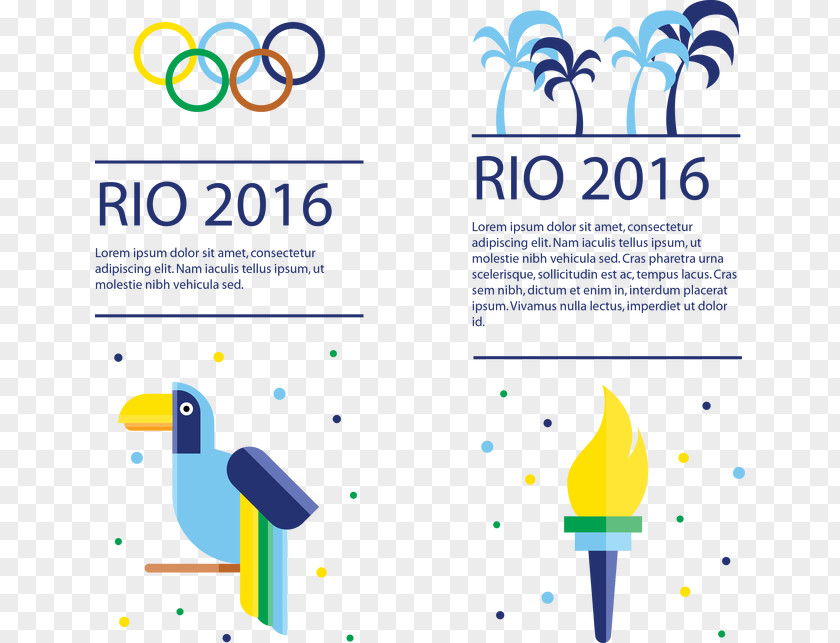 Olympic Poster Rio De Janeiro 2016 Summer Paralympics Olympics Flame Euclidean Vector PNG