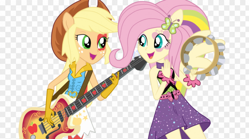 Applejack Equestria Girls Guitar Rainbow Dash Pony Fluttershy Rarity PNG