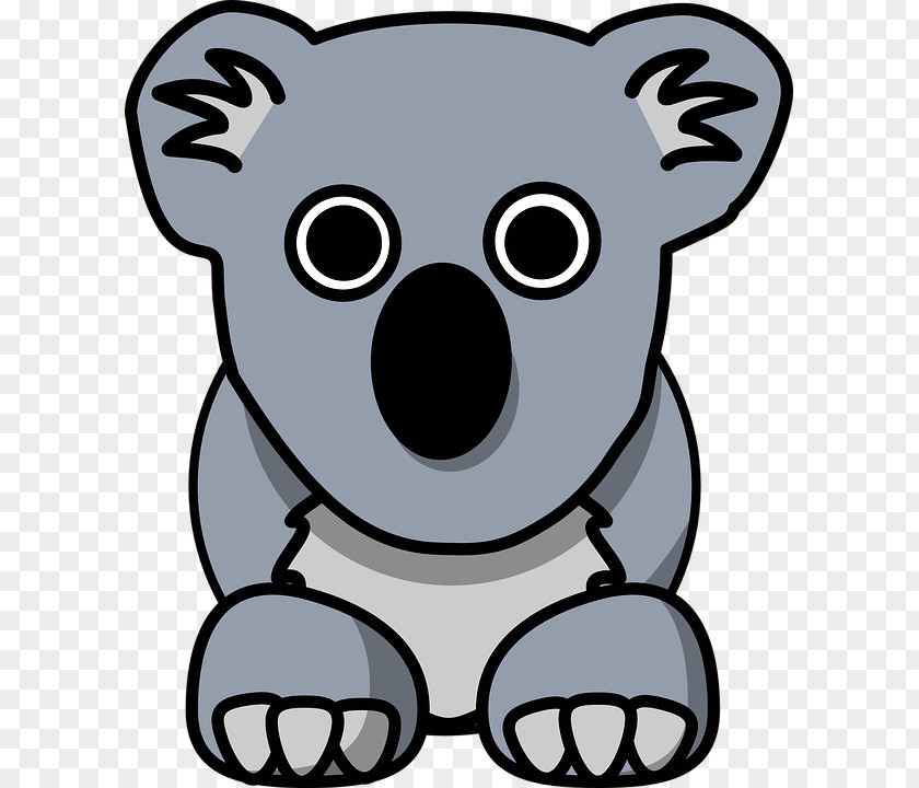 Cartoon Koala Clip Art PNG