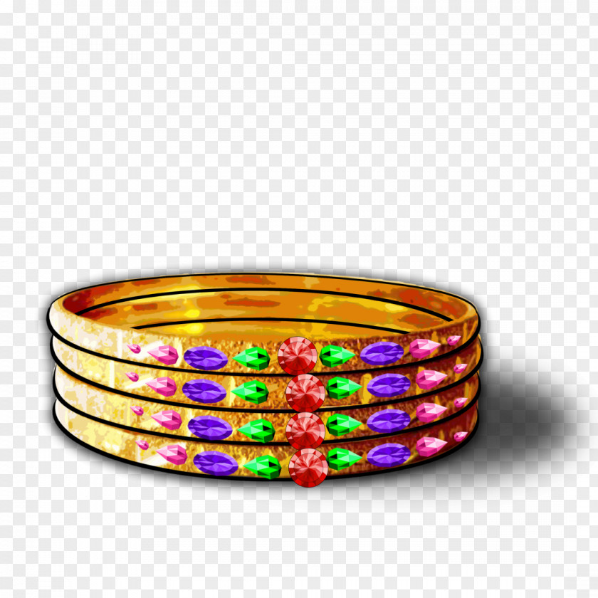 Gemstone Gold Bangle Jewellery Bracelet PNG